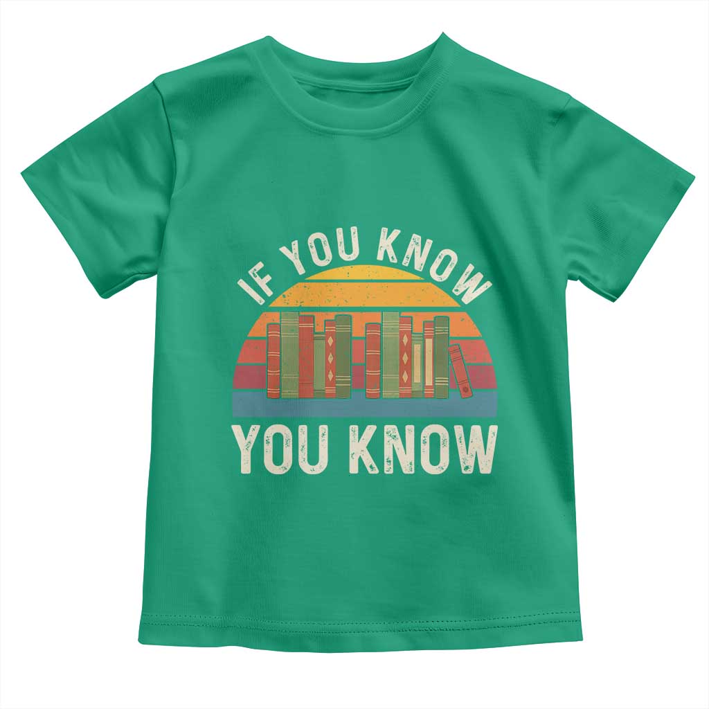 67 Six Seven Book Lover Meme Toddler T Shirt If You Know You Know TS14 Irish Green Print Your Wear