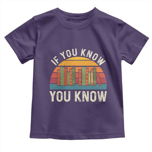 67 Six Seven Book Lover Meme Toddler T Shirt If You Know You Know TS14 Purple Print Your Wear