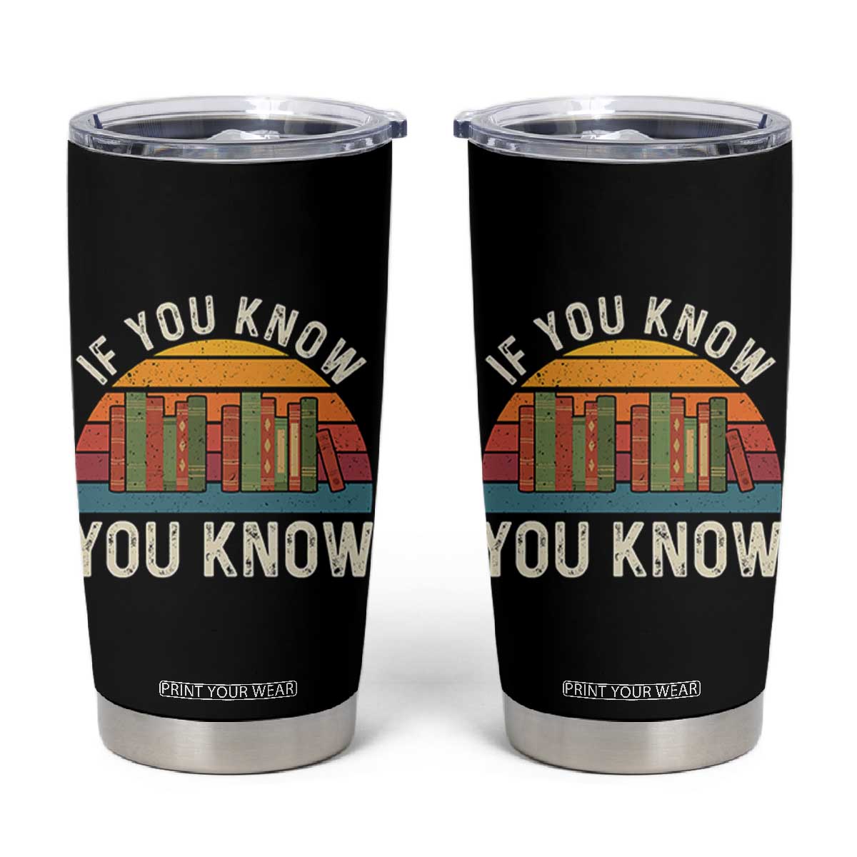 67 Six Seven Book Lover Meme Tumbler Cup If You Know You Know TS14 Black Print Your Wear