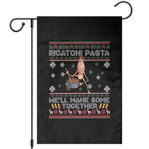 Marcus The Worm Christmas Meme Garden Flag Rigatoni Pasta We Will Make Some Together TS14 Black Print Your Wear