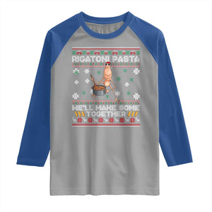 Marcus The Worm Christmas Meme Raglan Shirt Rigatoni Pasta We Will Make Some Together TS14 Sport Gray Royal Print Your Wear