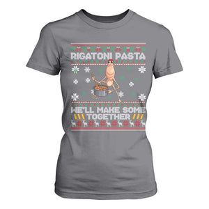 Marcus The Worm Christmas Meme T Shirt For Women Rigatoni Pasta We Will Make Some Together TS14 Charcoal Print Your Wear