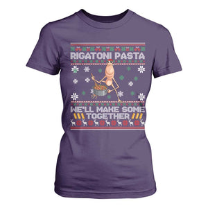 Marcus The Worm Christmas Meme T Shirt For Women Rigatoni Pasta We Will Make Some Together TS14 Purple Print Your Wear