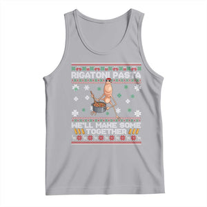 Marcus The Worm Christmas Meme Tank Top Rigatoni Pasta We Will Make Some Together - Print Your Wear