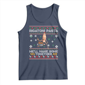 Marcus The Worm Christmas Meme Tank Top Rigatoni Pasta We Will Make Some Together - Print Your Wear