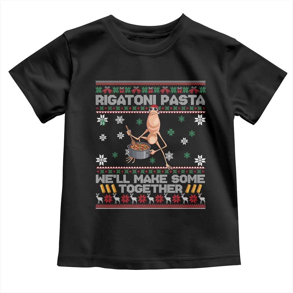 Marcus The Worm Christmas Meme Toddler T Shirt Rigatoni Pasta We Will Make Some Together TS14 Black Print Your Wear