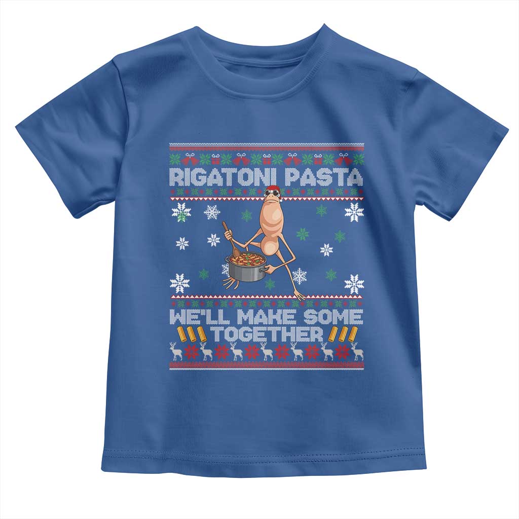 Marcus The Worm Christmas Meme Toddler T Shirt Rigatoni Pasta We Will Make Some Together TS14 Royal Blue Print Your Wear