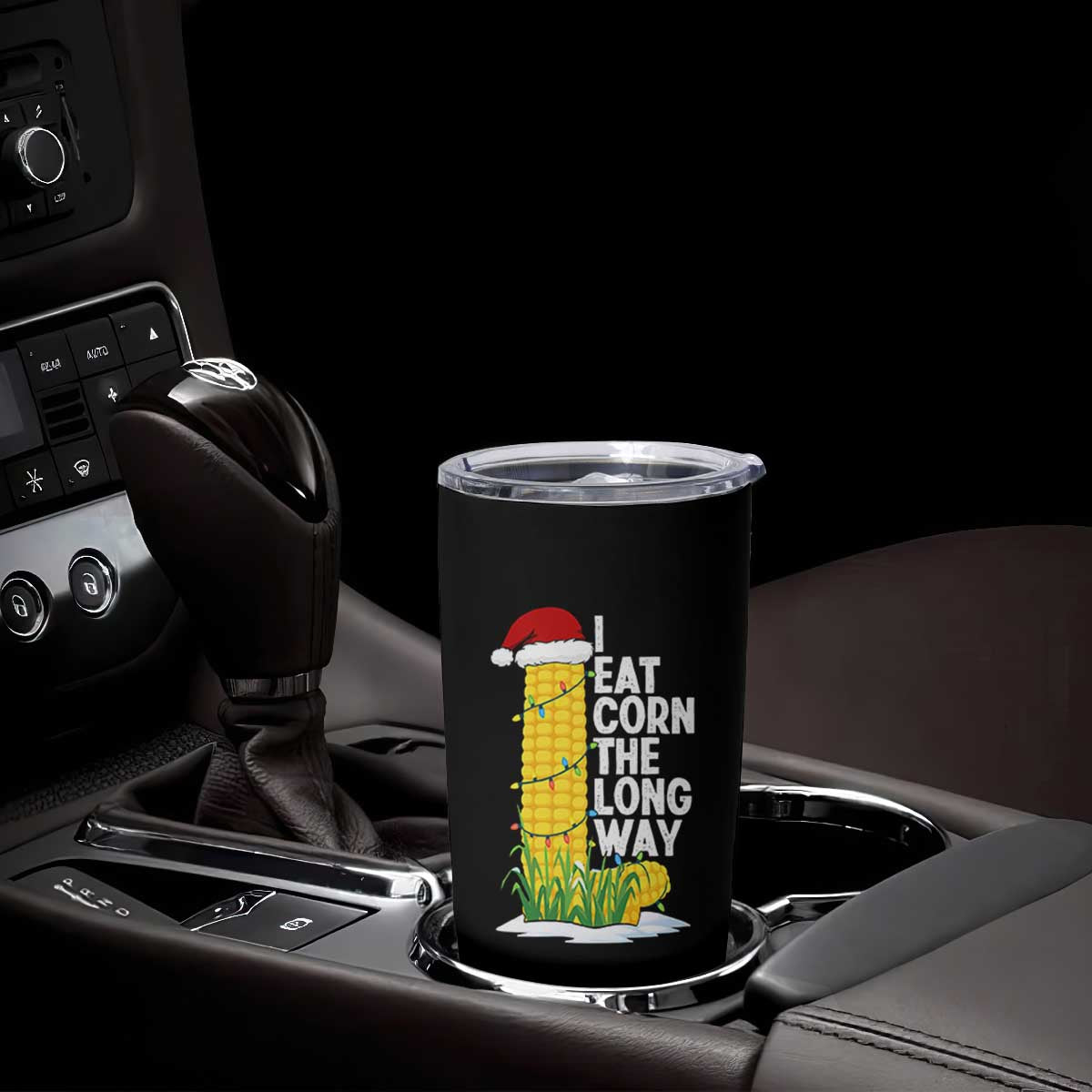 I Eat Corn The Long Way Tumbler Cup Funny Corn Adult Humor Christmas TS14 Print Your Wear