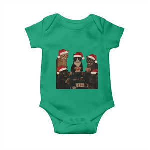 Poker Cats Christmas Meme Shirt Baby Onesie Funny Gambling Cat TS14 Irish Green Print Your Wear