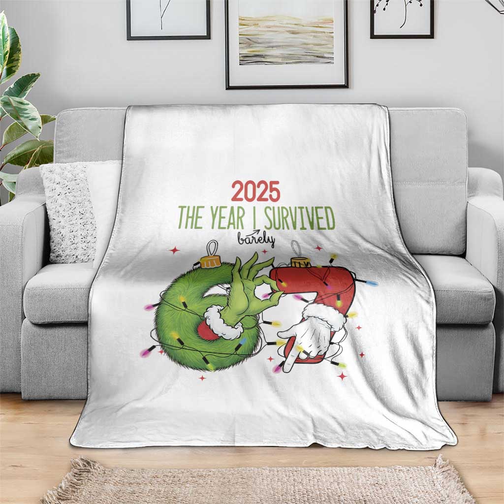 The Year I Survived 67 Six Seven Christmas Meme Throw Blanket TS14 Print Your Wear