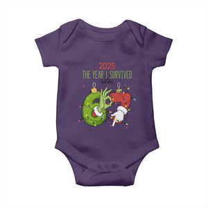 The Year I Survived 67 Six Seven Christmas Meme Baby Onesie TS14 Purple Print Your Wear