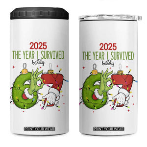 The Year I Survived 67 Six Seven Christmas Meme 4 in 1 Can Cooler Tumbler TS14 One Size: 16 oz White Print Your Wear