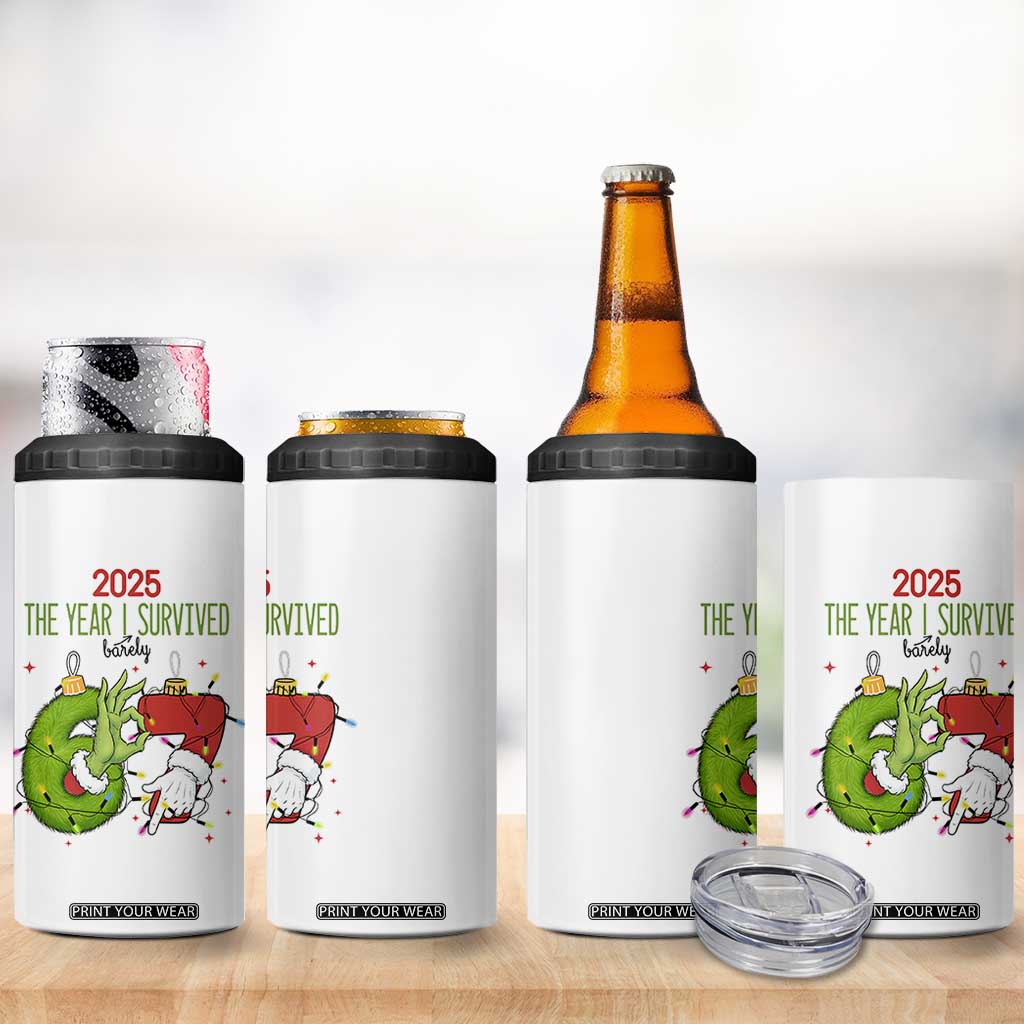 The Year I Survived 67 Six Seven Christmas Meme 4 in 1 Can Cooler Tumbler TS14 Print Your Wear
