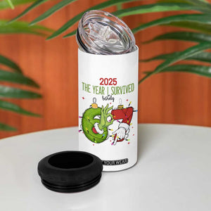 The Year I Survived 67 Six Seven Christmas Meme 4 in 1 Can Cooler Tumbler TS14 Print Your Wear