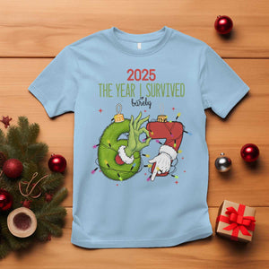 The Year I Survived 67 Six Seven Christmas Meme T Shirt TS14 Light Blue Print Your Wear