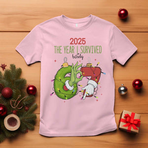 The Year I Survived 67 Six Seven Christmas Meme T Shirt TS14 Light Pink Print Your Wear