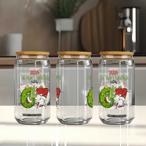The Year I Survived 67 Six Seven Christmas Meme Glass Can TS14 Print Your Wear