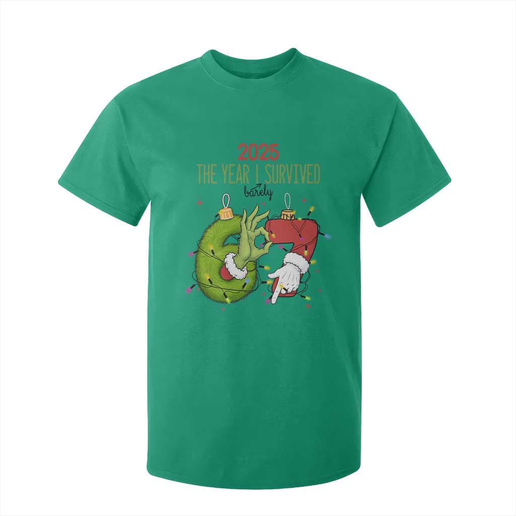 The Year I Survived 67 Six Seven Christmas Meme T Shirt For Kid TS14 Irish Green Print Your Wear