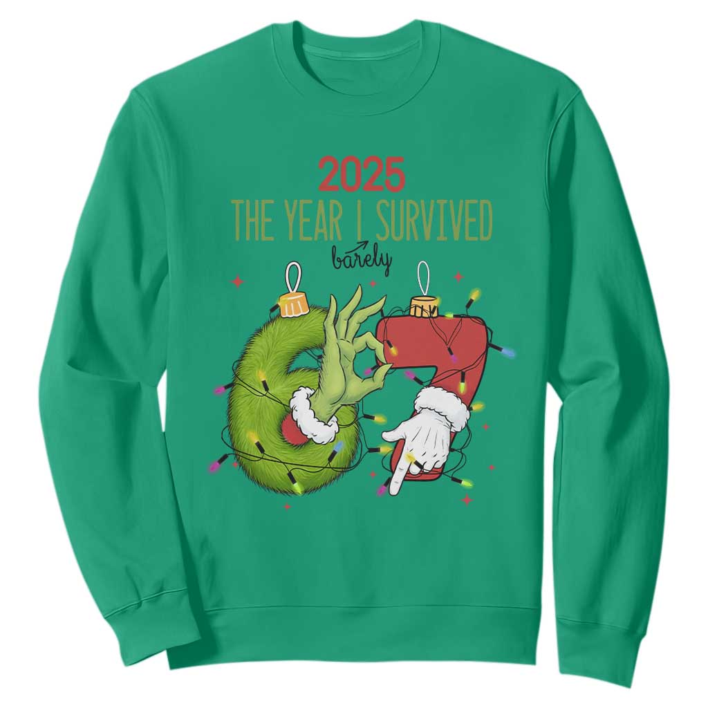 The Year I Survived 67 Six Seven Christmas Meme Sweatshirt TS14 Irish Green Print Your Wear