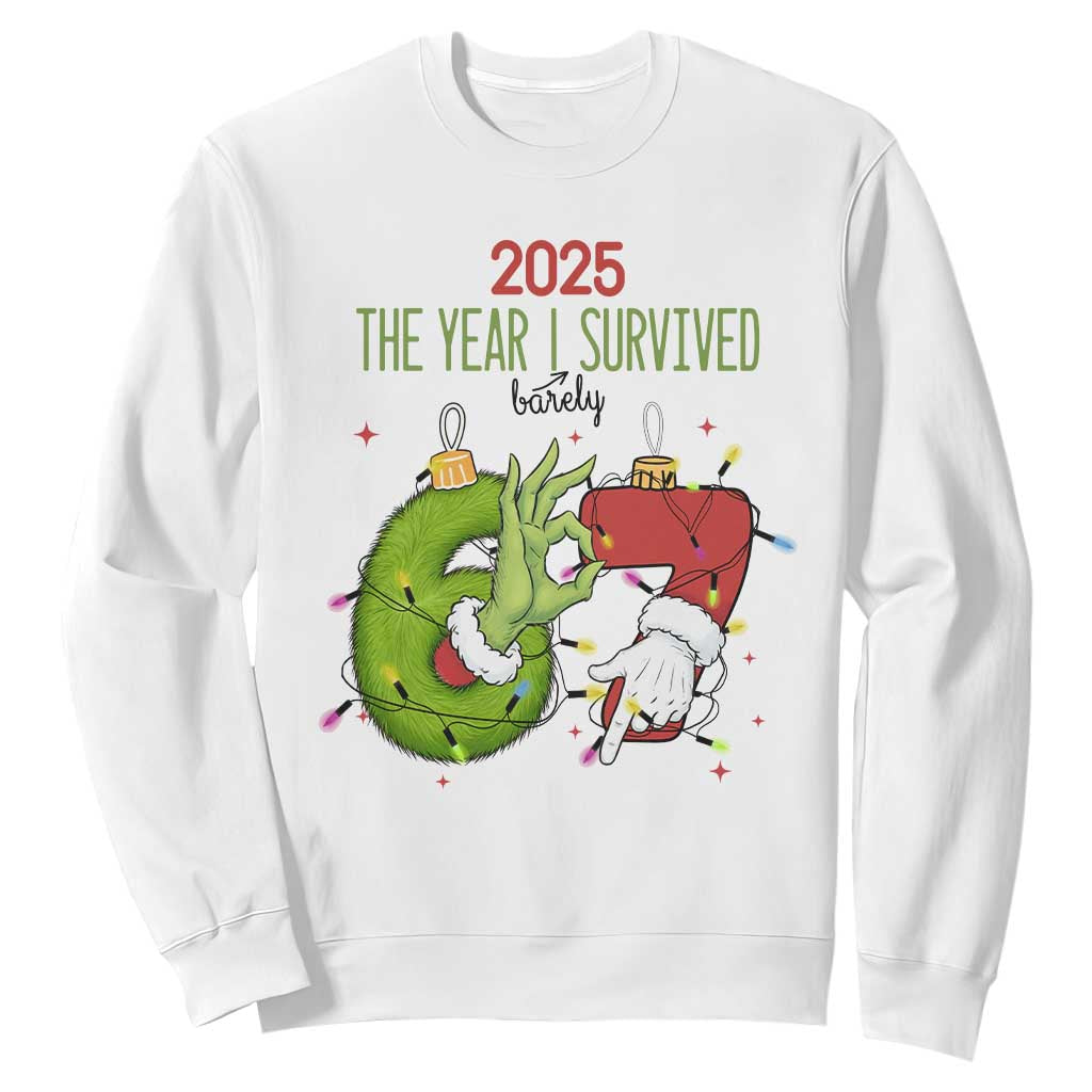 The Year I Survived 67 Six Seven Christmas Meme Sweatshirt TS14 White Print Your Wear