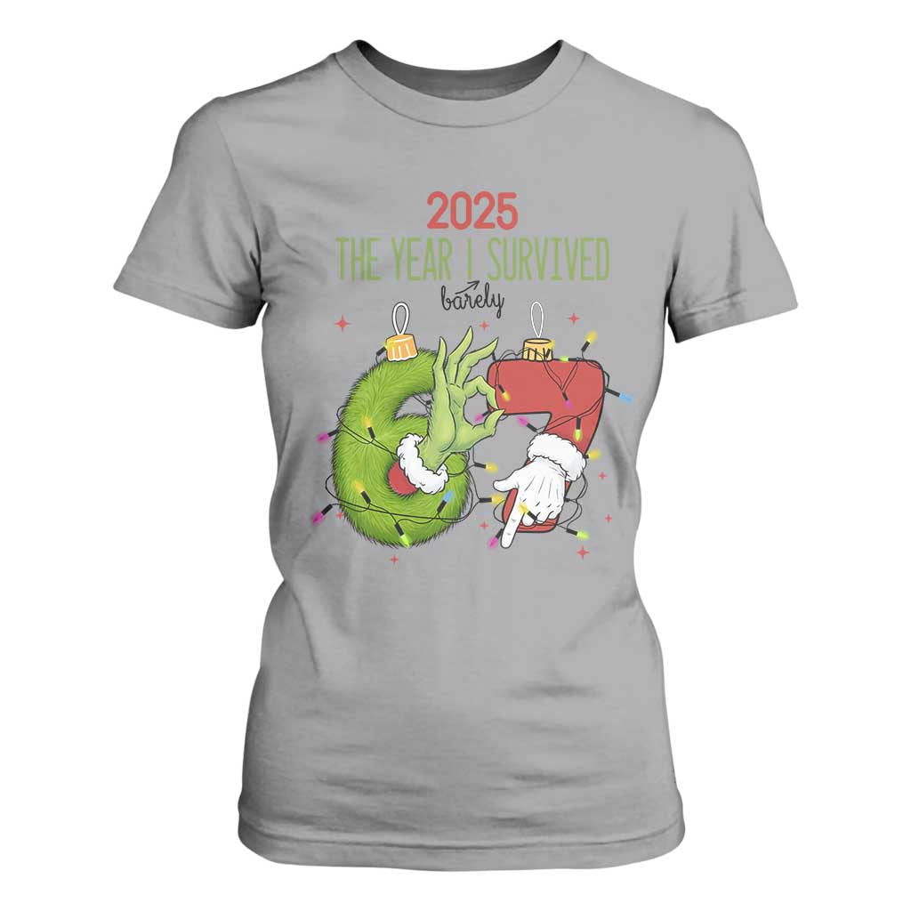 The Year I Survived 67 Six Seven Christmas Meme T Shirt For Women TS14 Sport Gray Print Your Wear