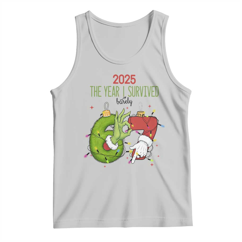 The Year I Survived 67 Six Seven Christmas Meme Tank Top TS14 Ash Print Your Wear
