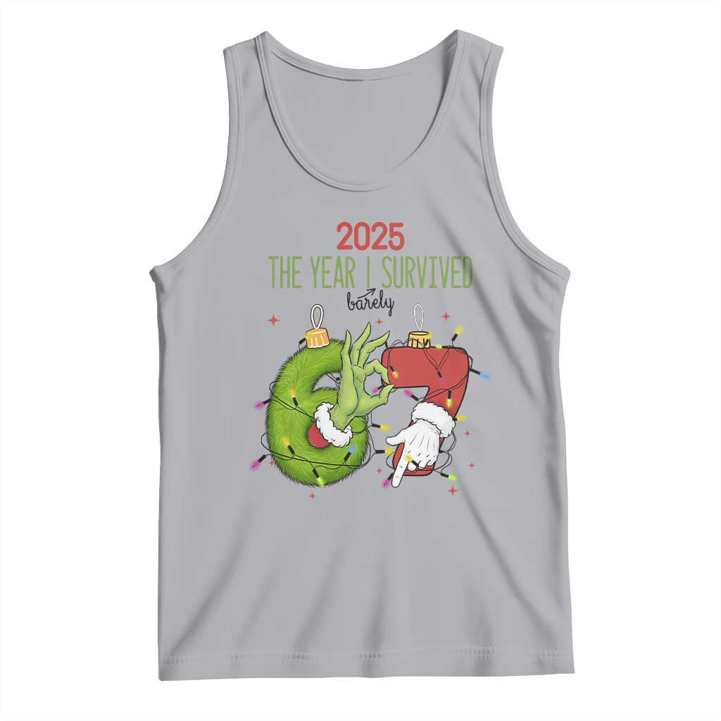 The Year I Survived 67 Six Seven Christmas Meme Tank Top TS14 Athletic Heather Print Your Wear