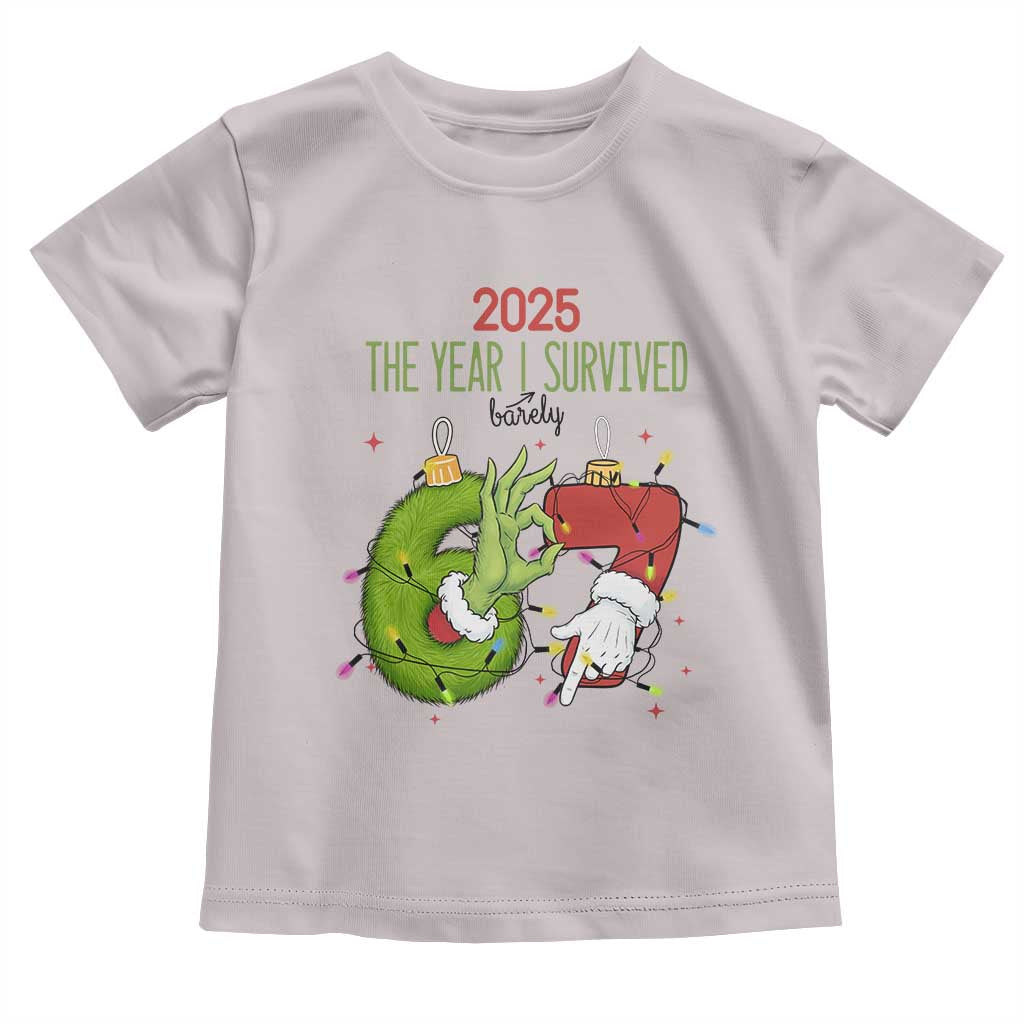 The Year I Survived 67 Six Seven Christmas Meme Toddler T Shirt TS14 Ice Gray Print Your Wear