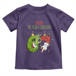 The Year I Survived 67 Six Seven Christmas Meme Toddler T Shirt TS14 Purple Print Your Wear