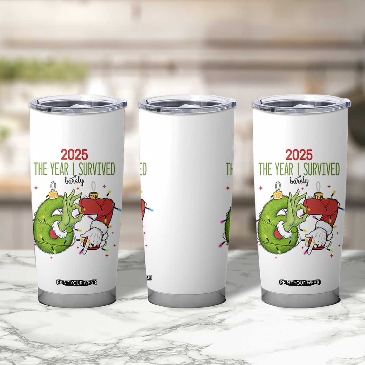 The Year I Survived 67 Six Seven Christmas Meme Tumbler Cup TS14 Print Your Wear