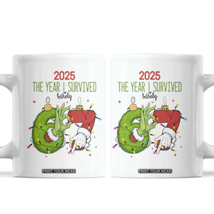 The Year I Survived 67 Six Seven Christmas Meme Coffee Mug TS14 White Print Your Wear
