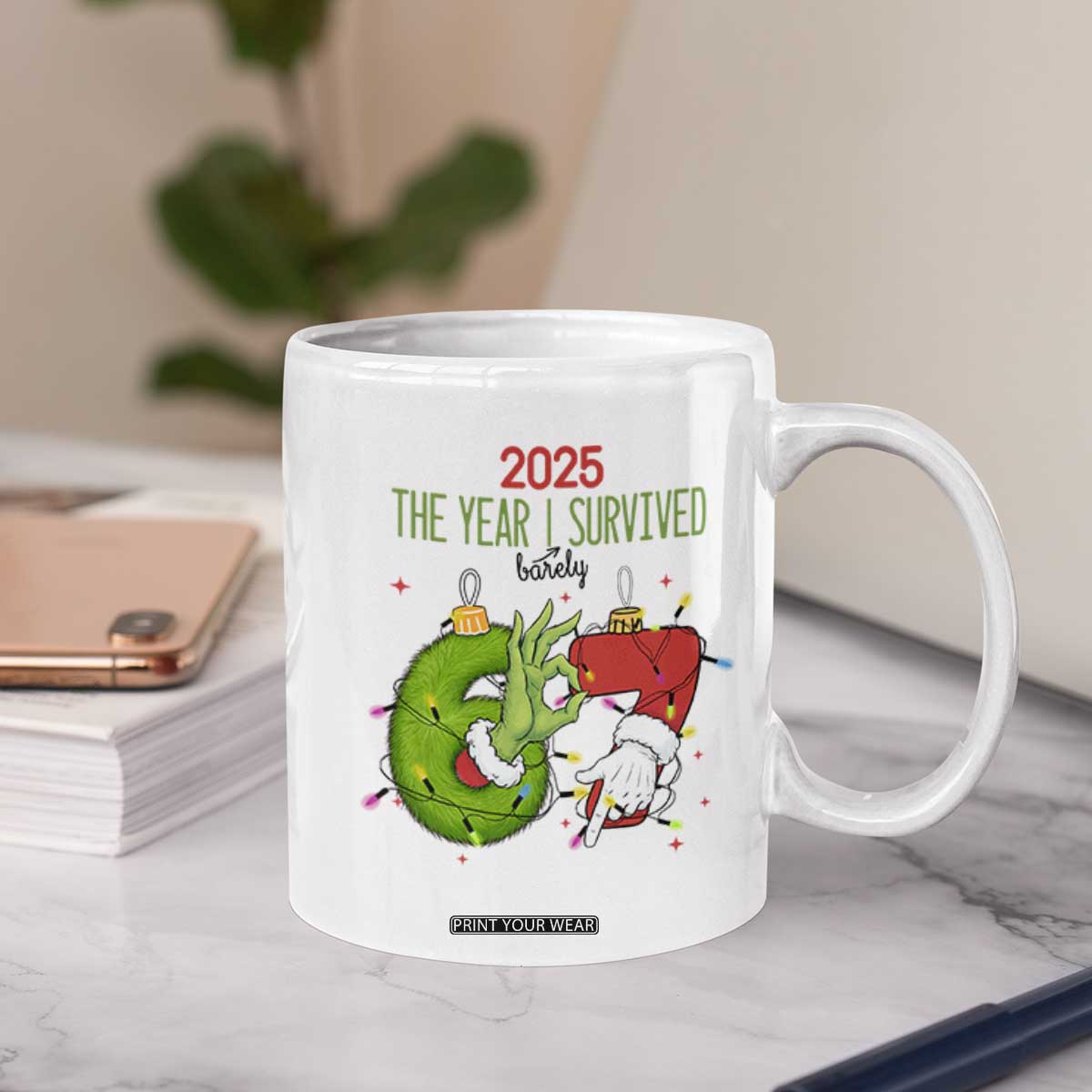 The Year I Survived 67 Six Seven Christmas Meme Coffee Mug TS14 Print Your Wear