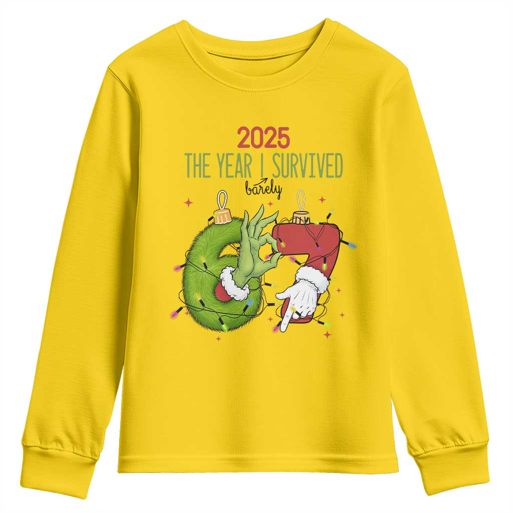 The Year I Survived 67 Six Seven Christmas Meme Youth Sweatshirt TS14 Daisy Print Your Wear