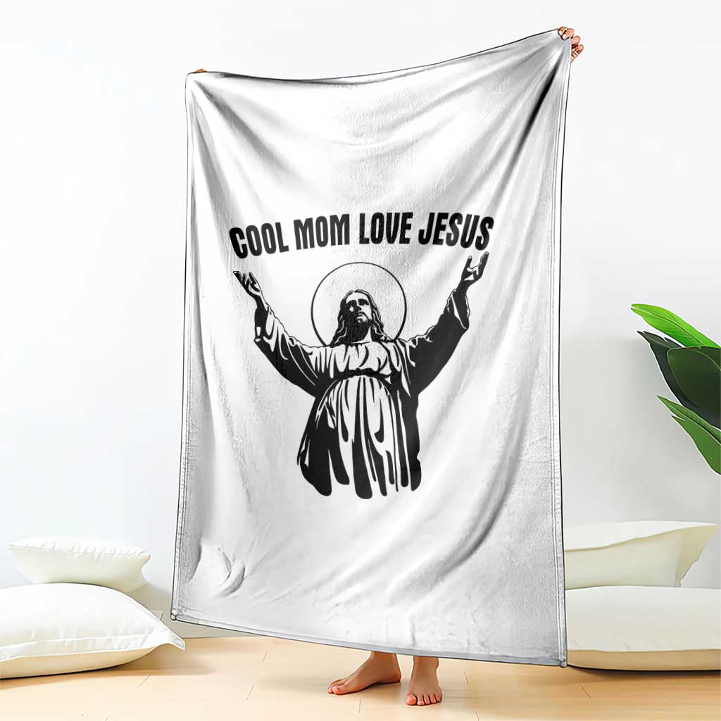 Christian Mom Faith Throw Blanket Cool Mom Love Jesus TS14 Print Your Wear