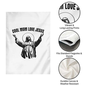 Christian Mom Faith Garden Flag Cool Mom Love Jesus TS14 Print Your Wear