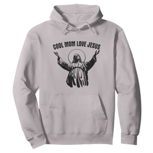 Christian Mom Faith Hoodie Cool Mom Love Jesus TS14 Ice Gray Print Your Wear