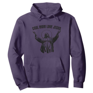 Christian Mom Faith Hoodie Cool Mom Love Jesus TS14 Purple Print Your Wear