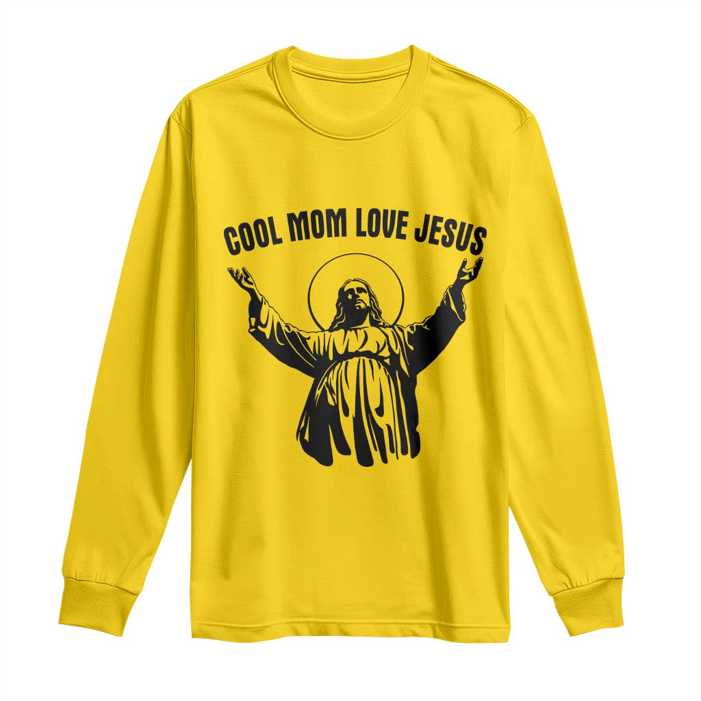Christian Mom Faith Long Sleeve Shirt Cool Mom Love Jesus TS14 Daisy Print Your Wear