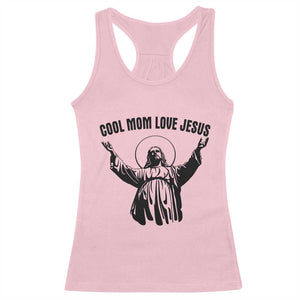 Christian Mom Faith Racerback Tank Top Cool Mom Love Jesus TS14 Light Pink Print Your Wear