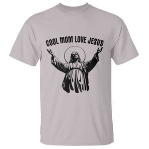 Christian Mom Faith T Shirt Cool Mom Love Jesus TS14 Ice Gray Print Your Wear