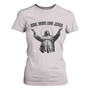 Christian Mom Faith T Shirt For Women Cool Mom Love Jesus TS14 Ice Gray Print Your Wear