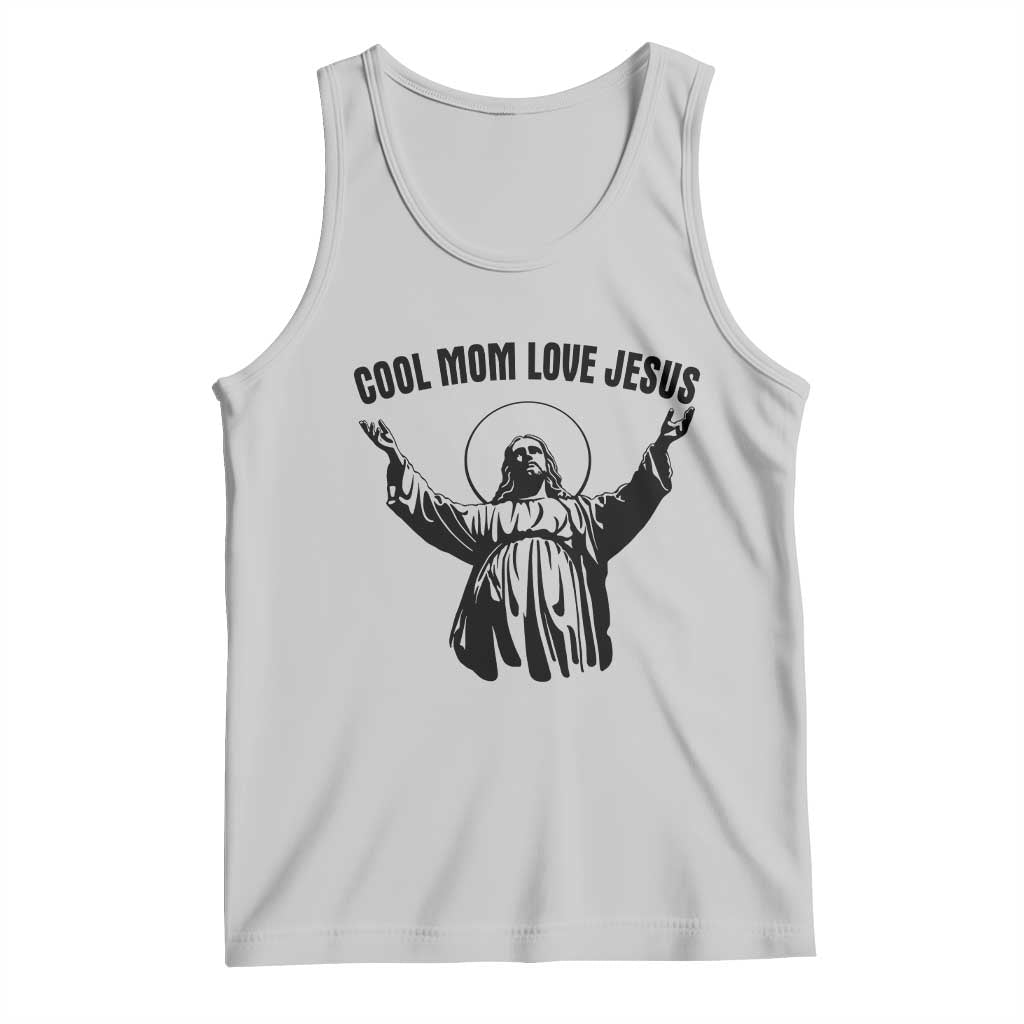 Christian Mom Faith Tank Top Cool Mom Love Jesus TS14 Ash Print Your Wear