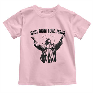 Christian Mom Faith Toddler T Shirt Cool Mom Love Jesus TS14 Light Pink Print Your Wear