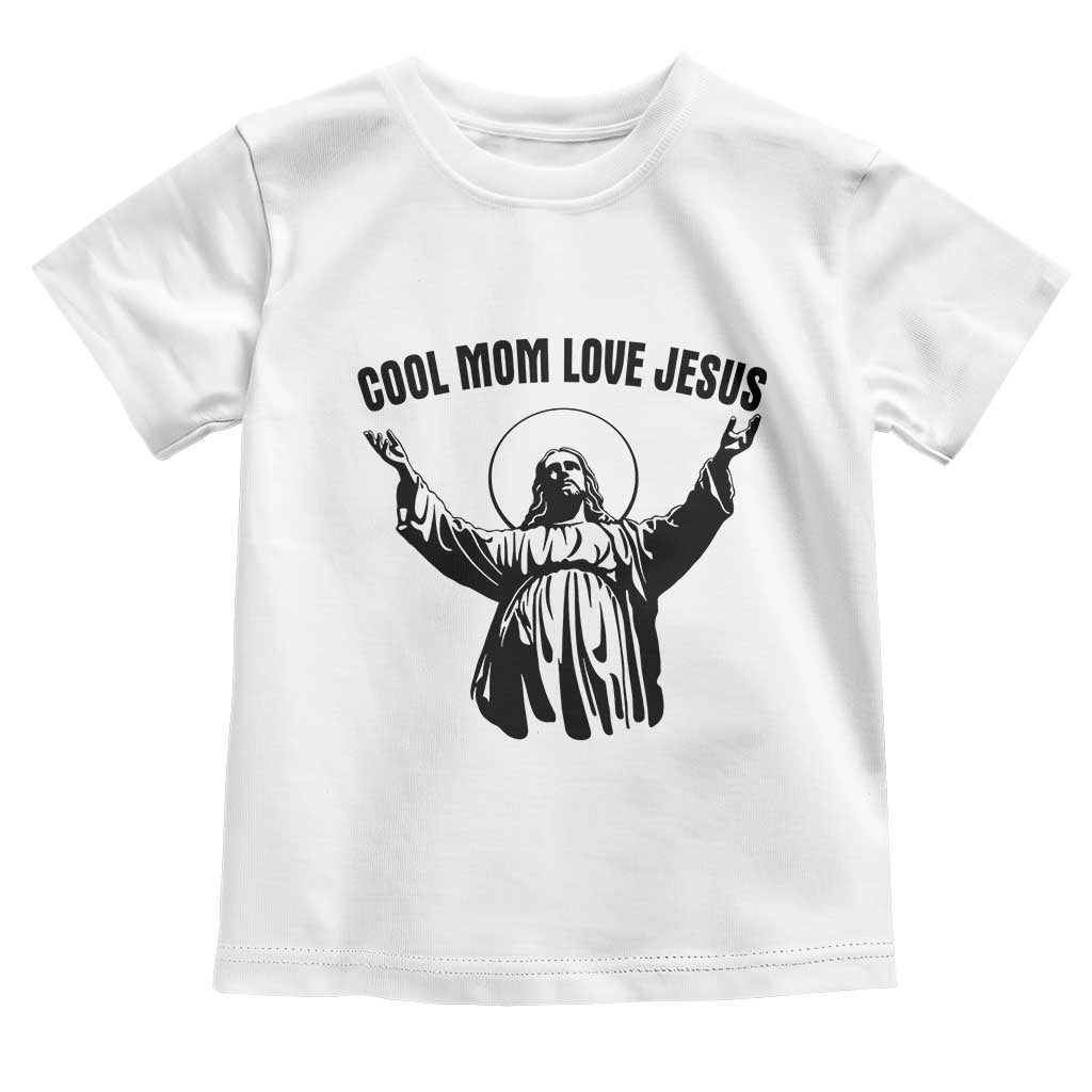 Christian Mom Faith Toddler T Shirt Cool Mom Love Jesus TS14 White Print Your Wear