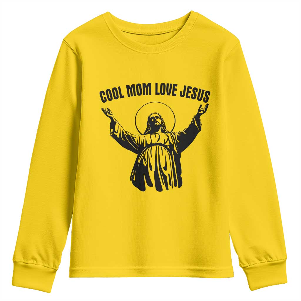 Christian Mom Faith Youth Sweatshirt Cool Mom Love Jesus TS14 Daisy Print Your Wear