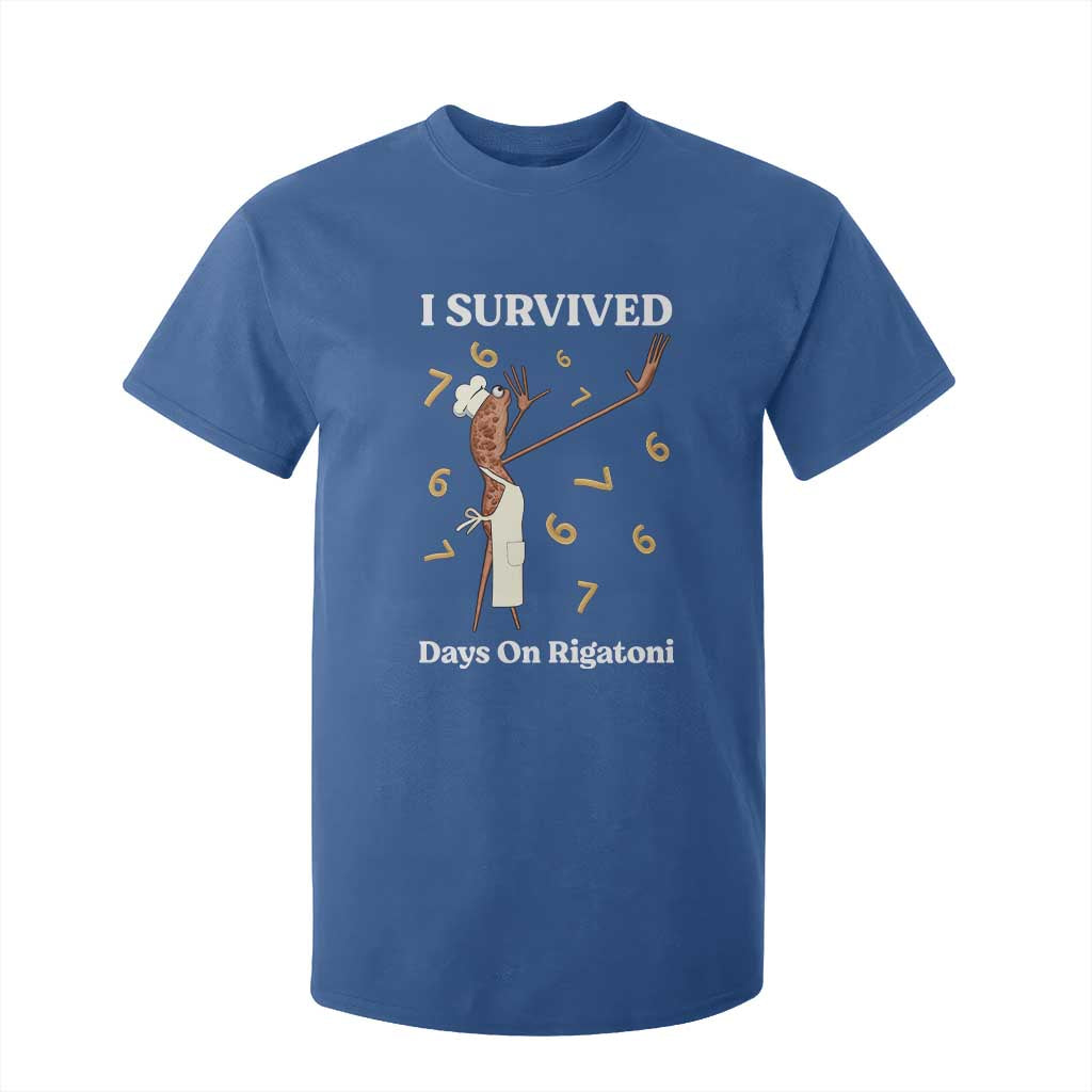 Marcus The Worm Meme T Shirt For Kid I Survived 67 Days On Rigatoni TS14 Royal Blue Print Your Wear