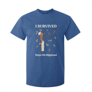 Marcus The Worm Meme T Shirt For Kid I Survived 67 Days On Rigatoni TS14 Royal Blue Print Your Wear