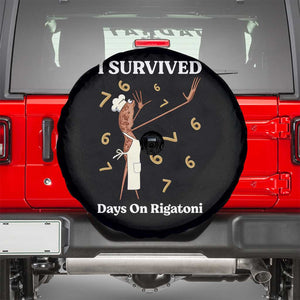Marcus The Worm Meme Spare Tire Cover I Survived 67 Days On Rigatoni TS14 Black Print Your Wear