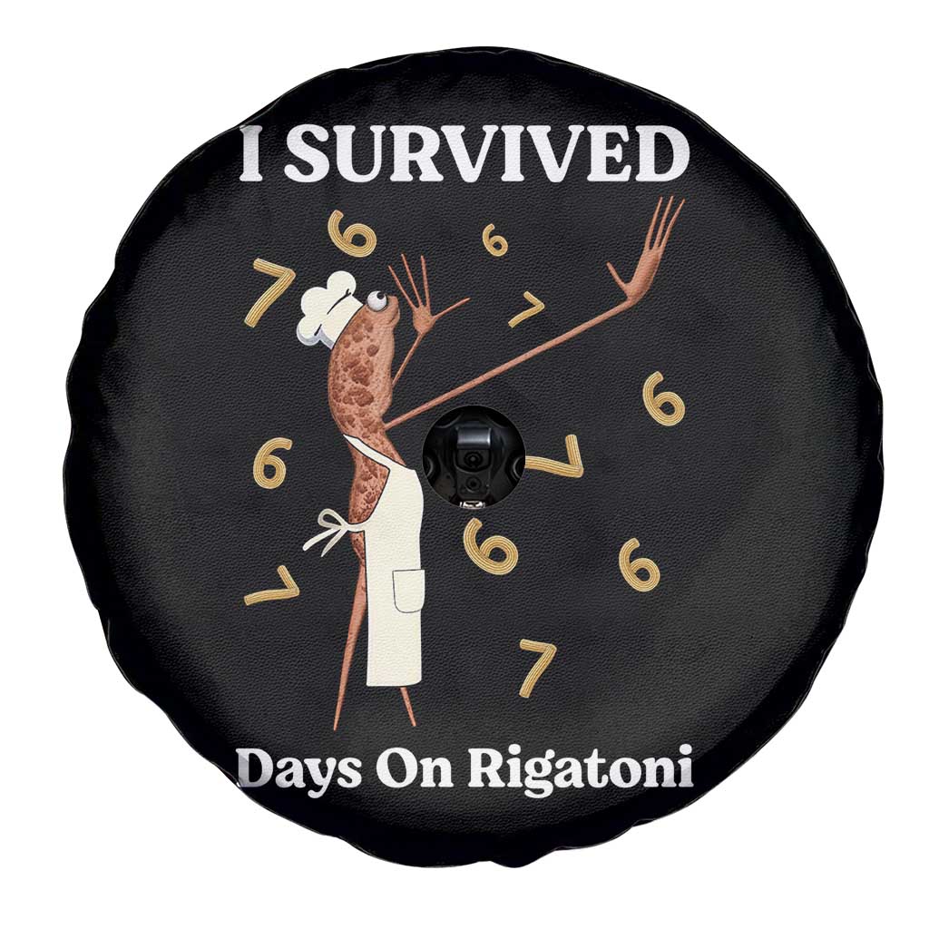 Marcus The Worm Meme Spare Tire Cover I Survived 67 Days On Rigatoni TS14 Print Your Wear
