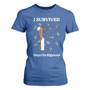 Marcus The Worm Meme T Shirt For Women I Survived 67 Days On Rigatoni TS14 Royal Blue Print Your Wear